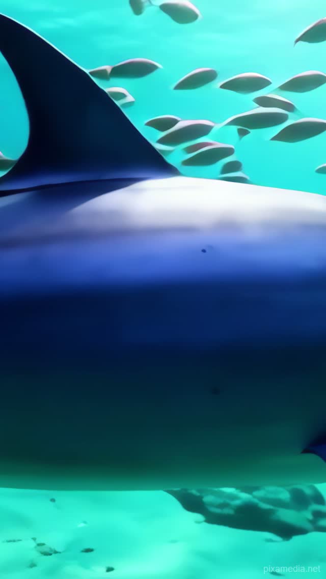 Bluefin Majesty Underwater - Food AI stock