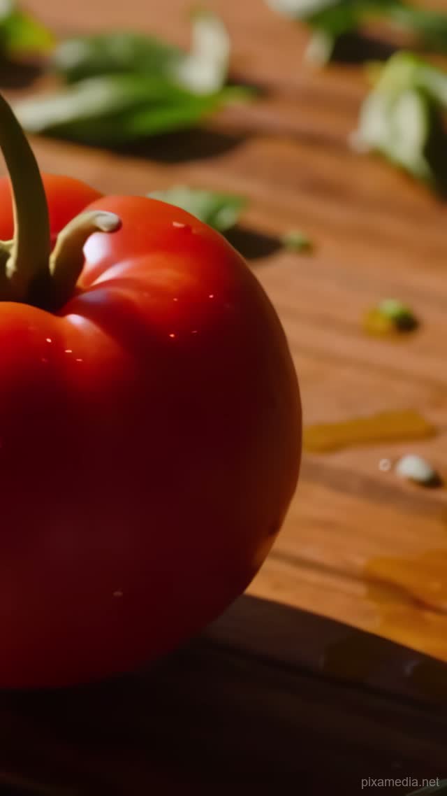 Golden Hour Harvest Tomato - Food AI stock
