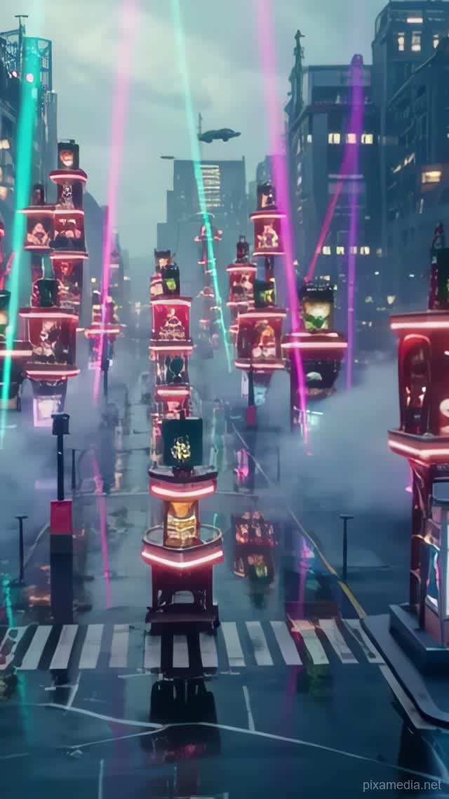 Neon Rain Bazaar - Future AI stock