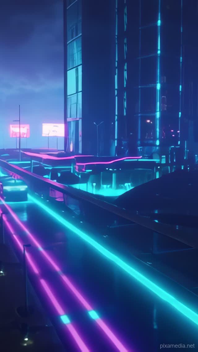 Bioluminescent Highway 2157 - Future AI stock
