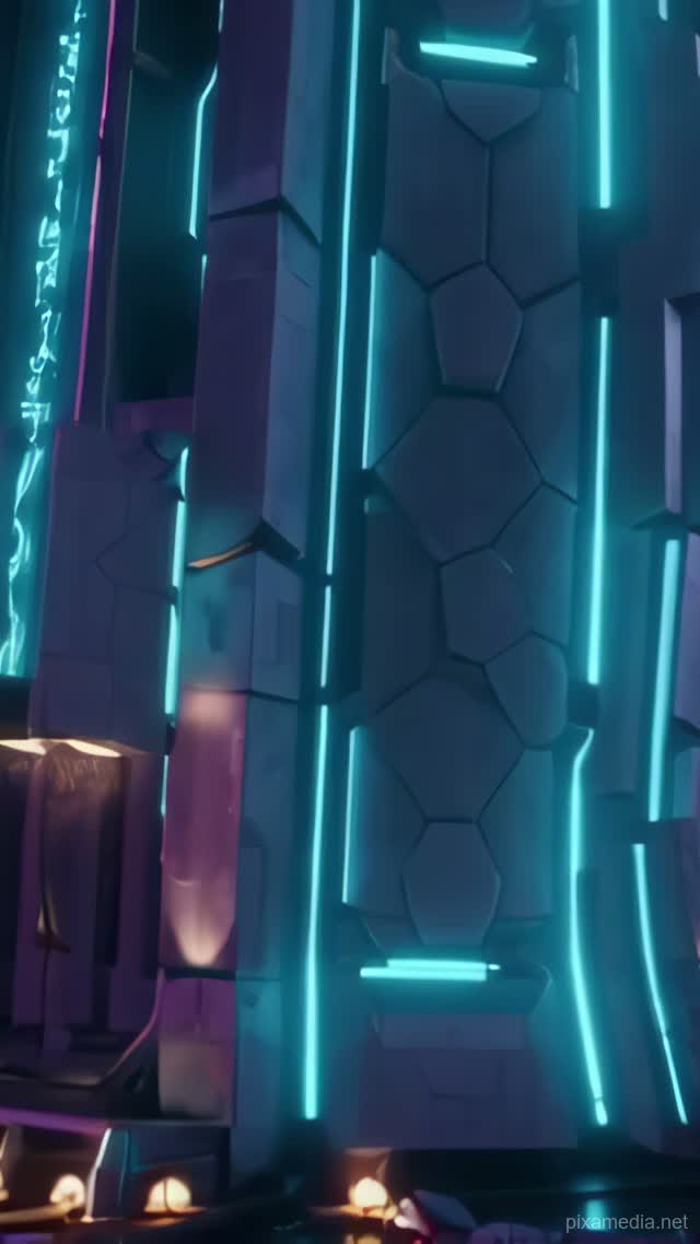 Bunker of Neon Shadows - Games AI stock