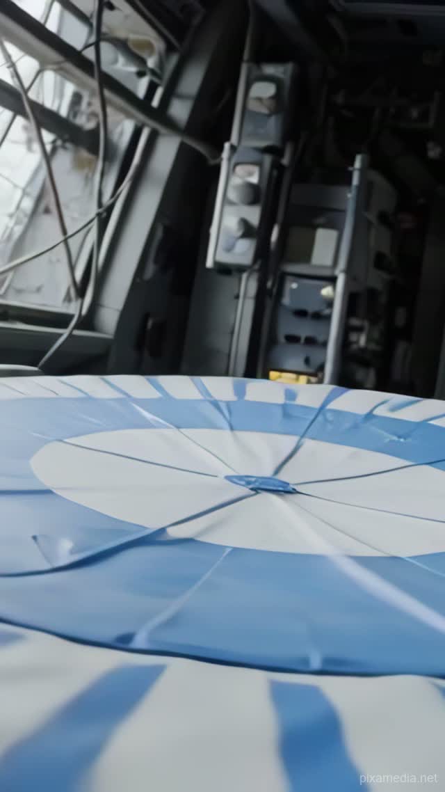 Twister Mat Drifts in Zero-G - Games AI stock