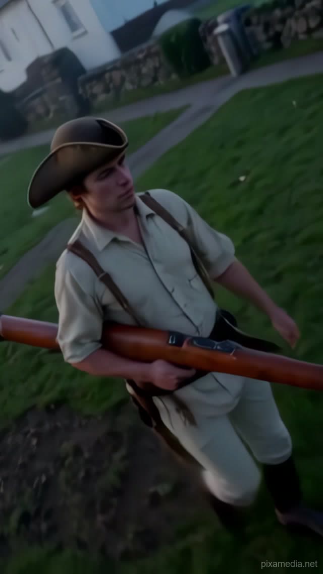Minutemen on the Misty Green - History AI stock