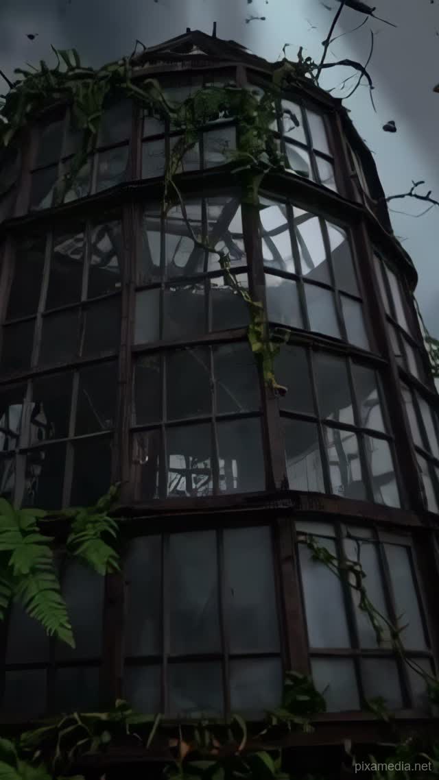 Glass Tomb of Vines - Horror AI stock