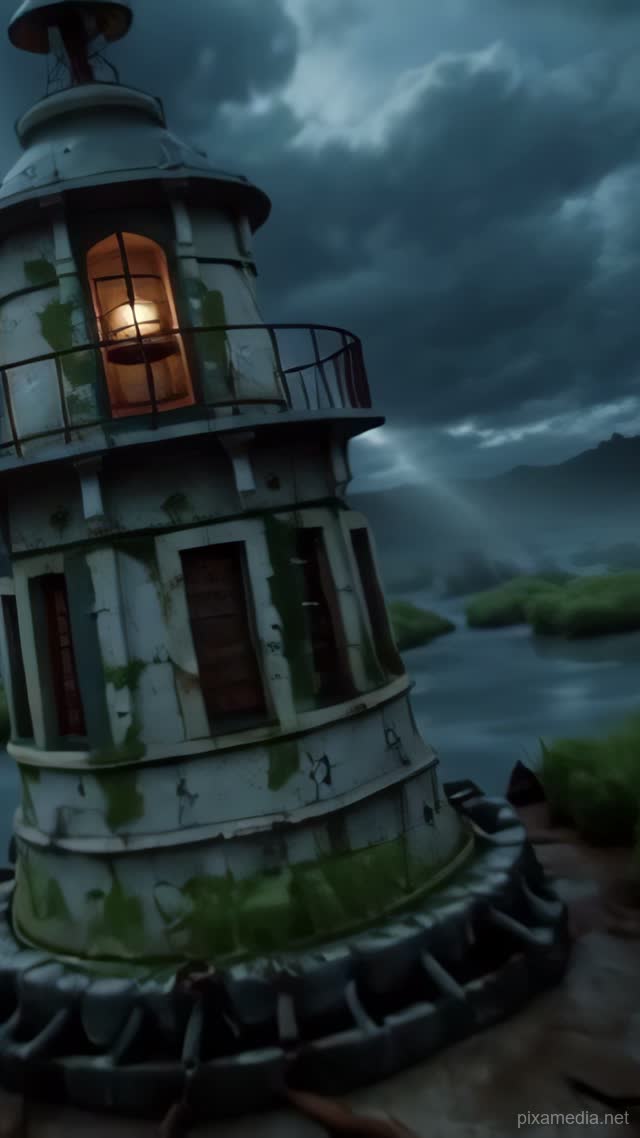 The Drowned Lantern Weeps - Horror AI stock