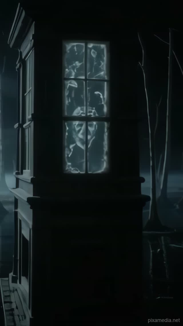 Frost Breathes On Dead Glass - Horror AI stock