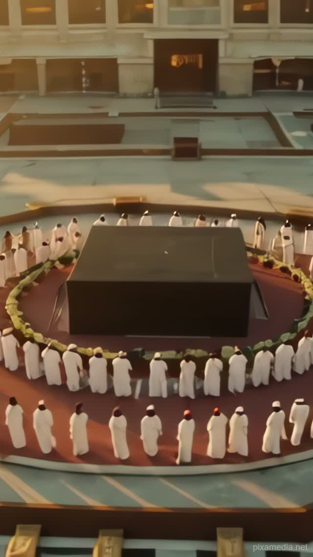 Sacred Circumambulation - Islamic AI stock