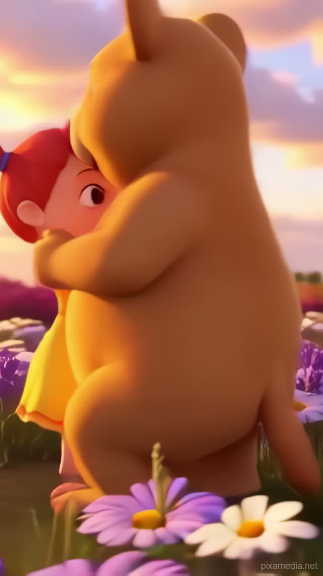 Wombat and Butterflies - Kids AI stock