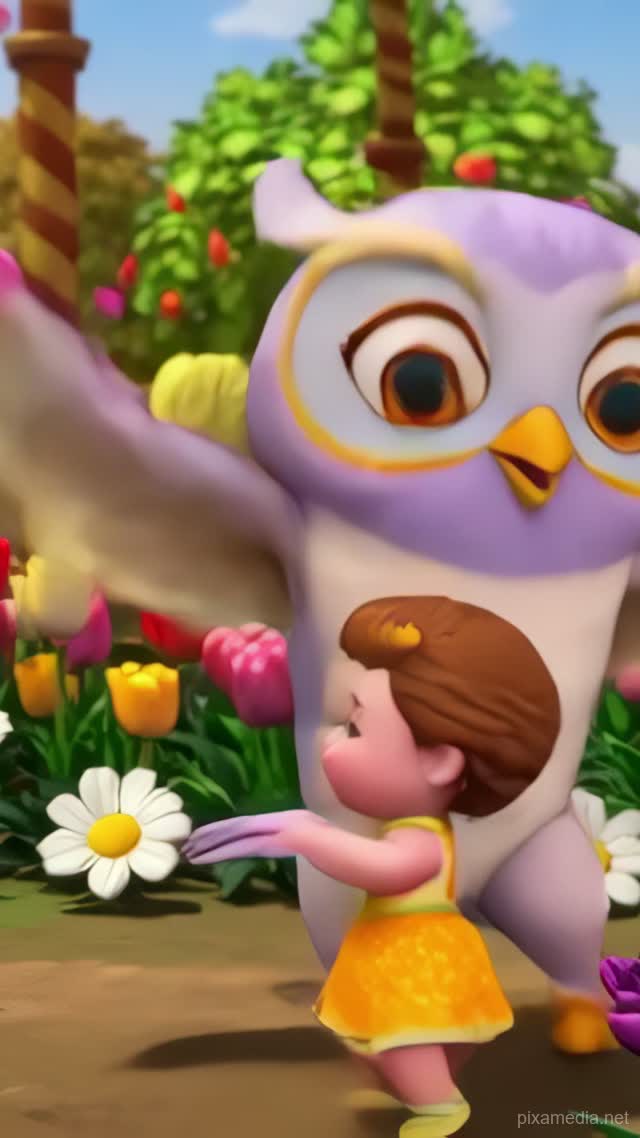 Whimsical Garden Dance - Kids AI stock