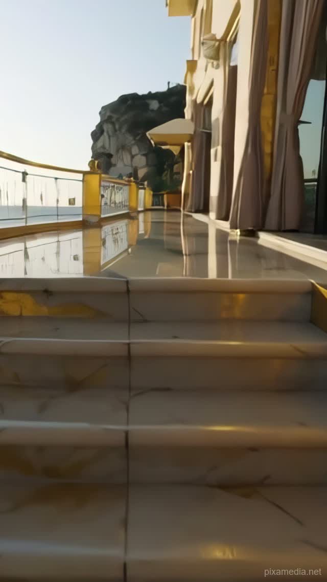Golden Hour on the Riviera - Luxury AI stock