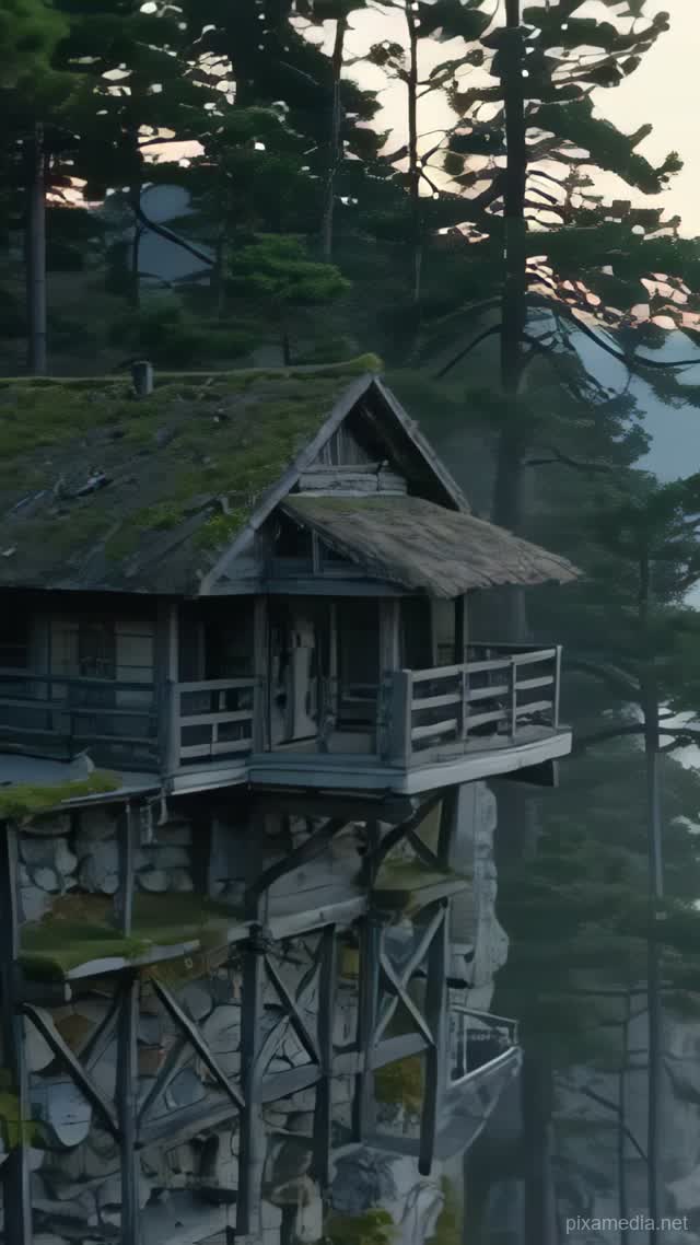 Hermit's Eternal Stillness - Meditation AI stock