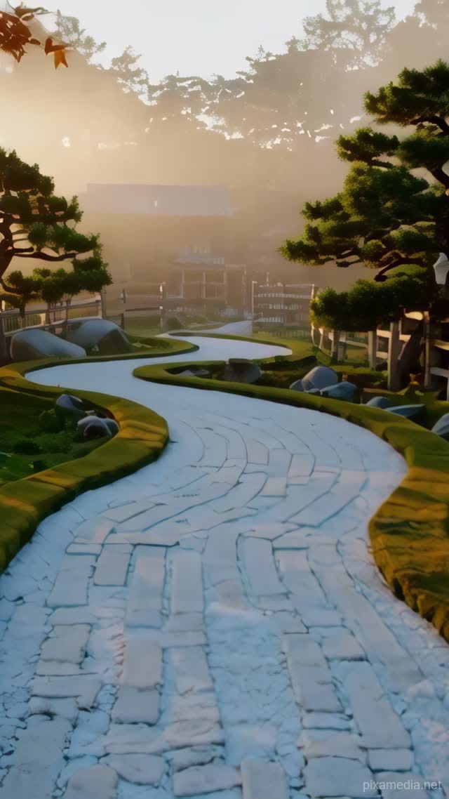 Stillness of the Labyrinth - Meditation AI stock
