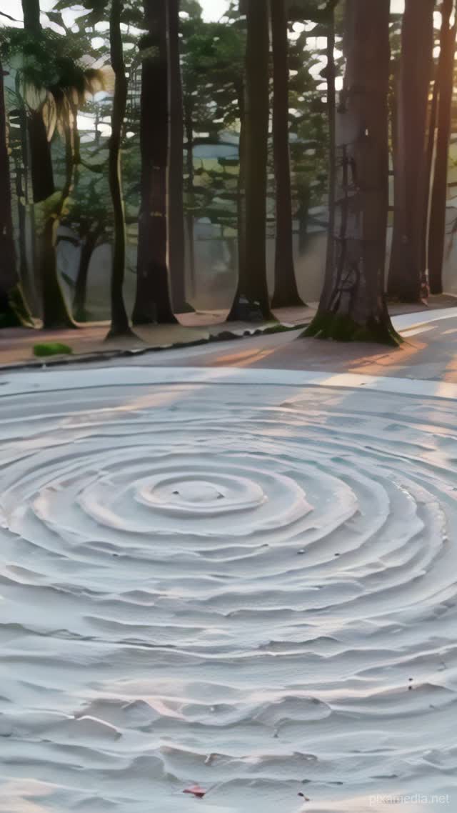 Sacred Sand Stillness - Meditation AI stock