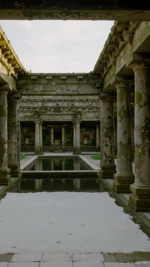 Cloister of Eternal Stillness - Meditation AI stock