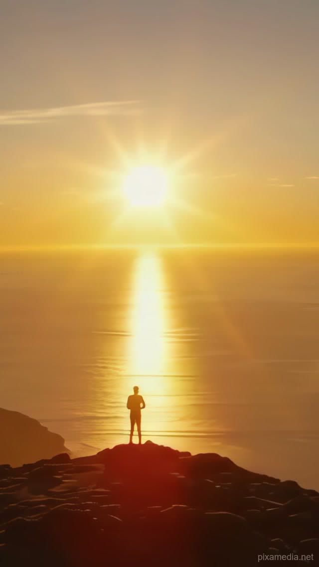 First Light Over Endless Sea - Motivation AI stock
