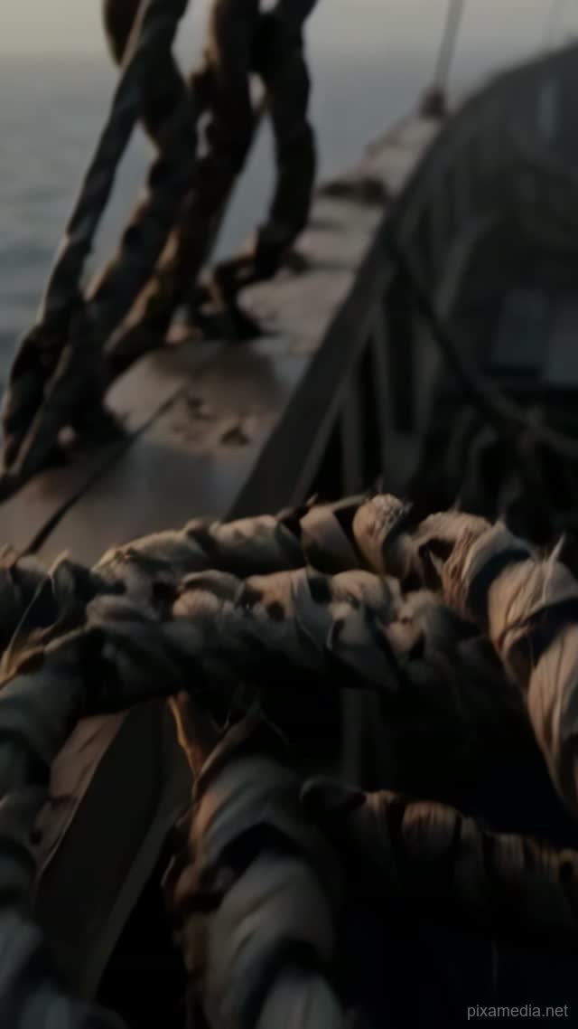 Rope Rots on the Fog Ship - Paranormal AI stock