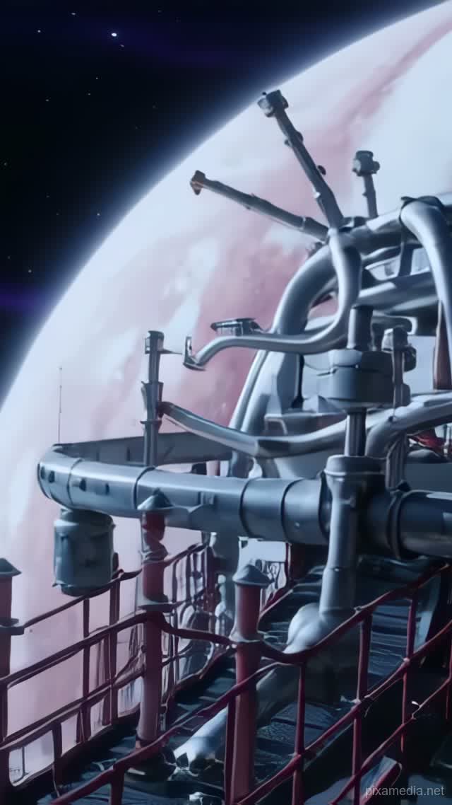 Ganymede's Magnetic Guardian - Sci-Fi AI stock