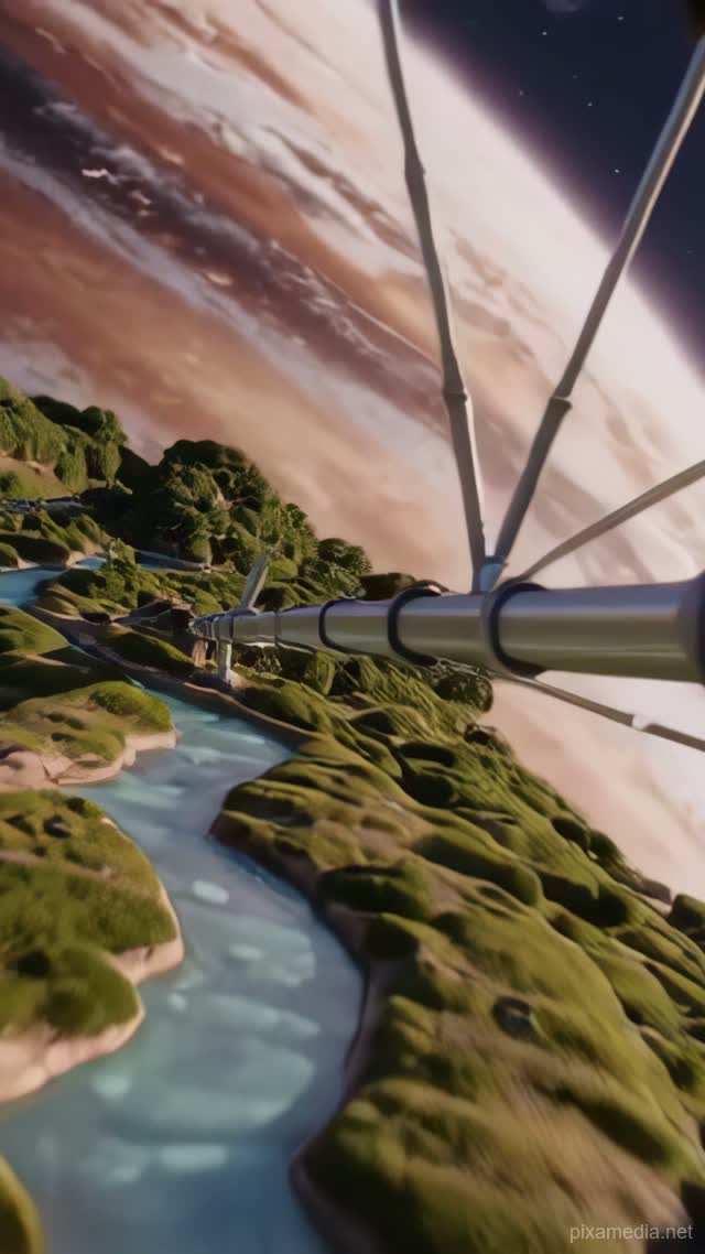 The Cylinder's Dawn - Sci-Fi AI stock