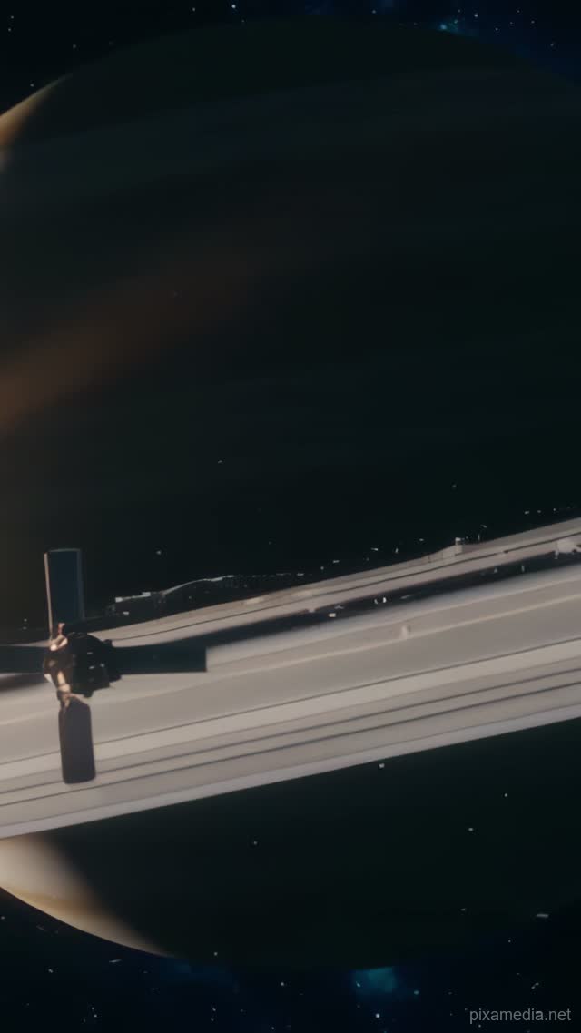 Saturn's Rings at Dawn - Space AI stock
