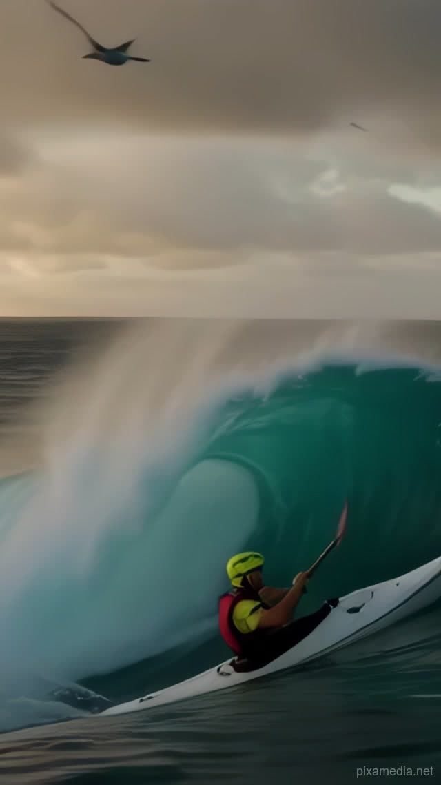 Ocean's Fury, Paddle's Flight - Sport AI stock