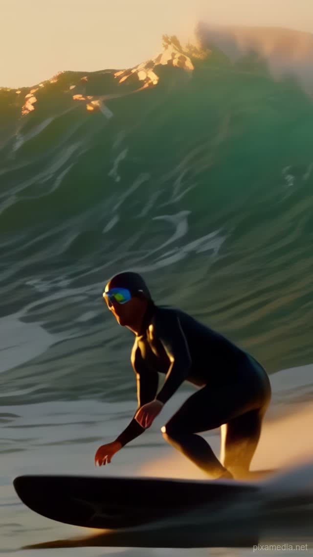 Sunset Reflection on Ski Goggle Lens - Sport AI stock
