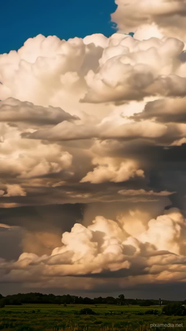 Storm's Majestic Evolution - Timelapse AI stock