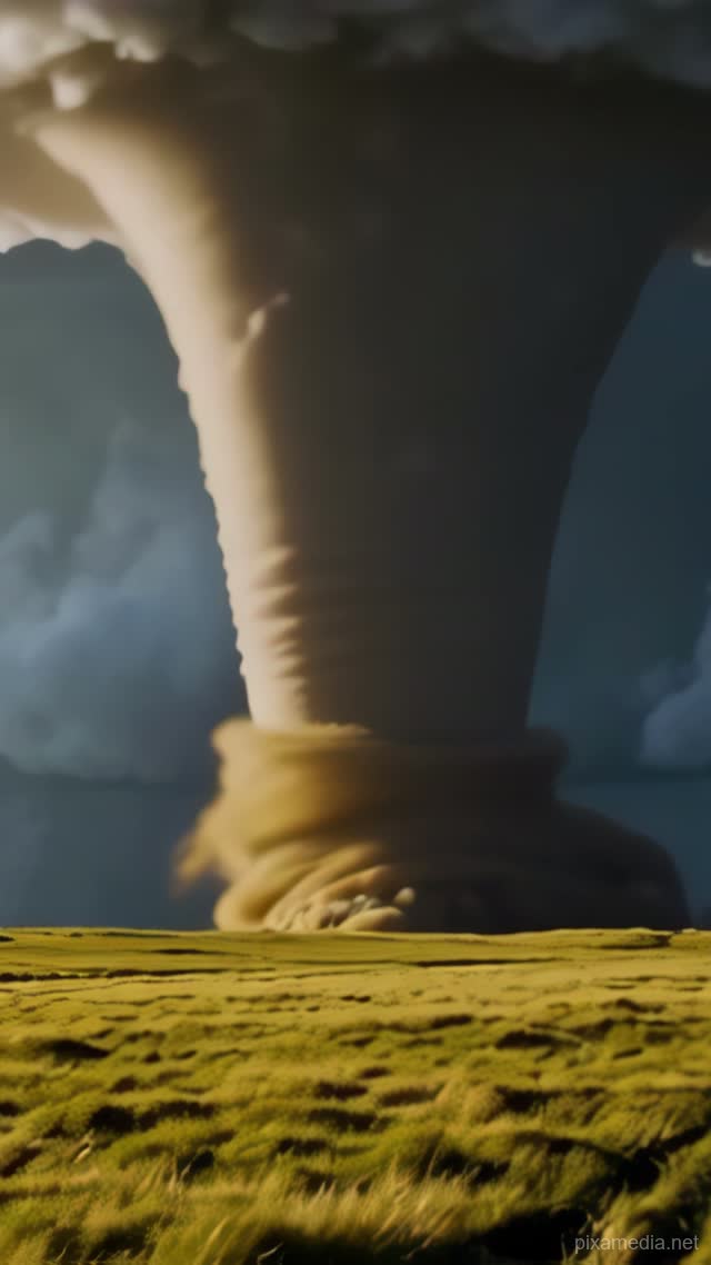 Funnel Claims the Prairie - Timelapse AI stock