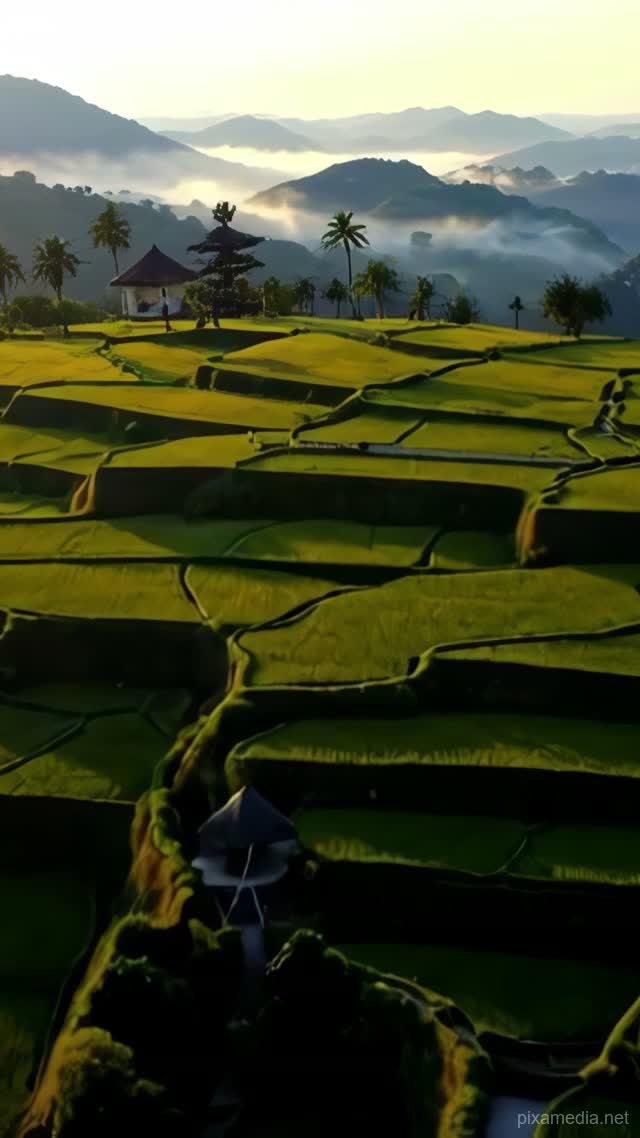 Bali's Emerald Dawn - Travel AI stock