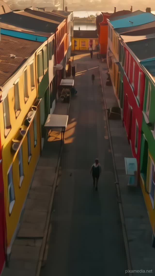 La Boca Golden Glow - Travel AI stock