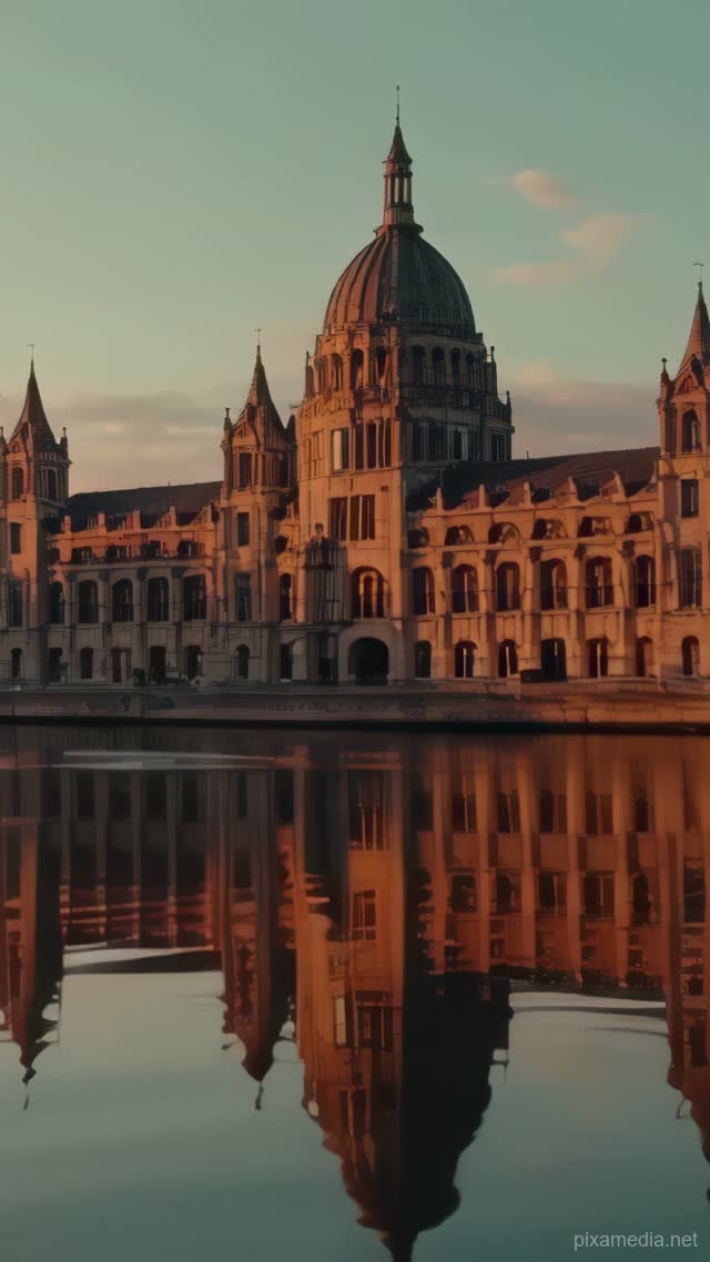 Danube's Golden Mirror - Travel AI stock