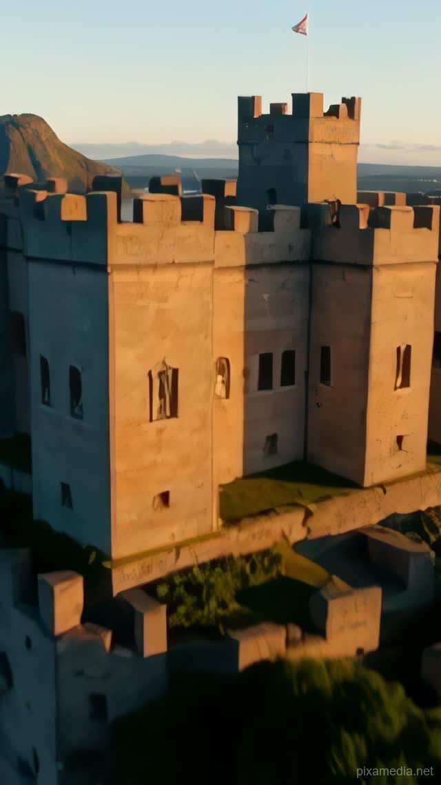 Fortress Above the Mist - Travel AI stock