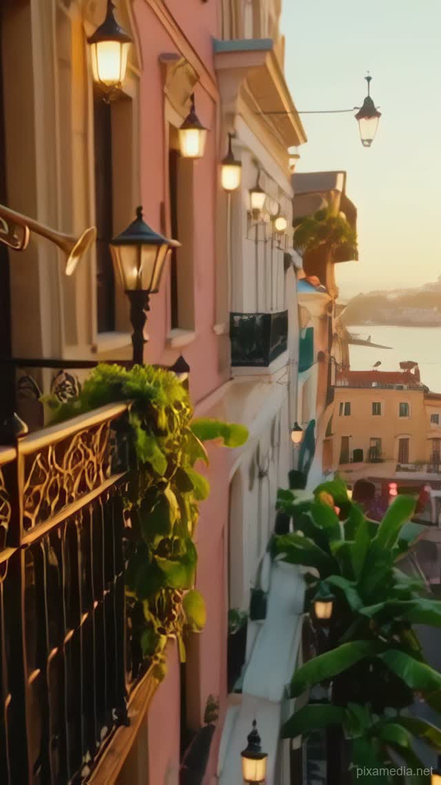 Golden Hour in the Vieux Carré - Travel AI stock