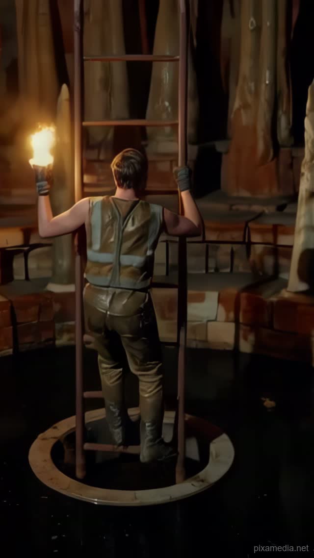 Manhole Ember in Flooded Ruins - Underground AI stock