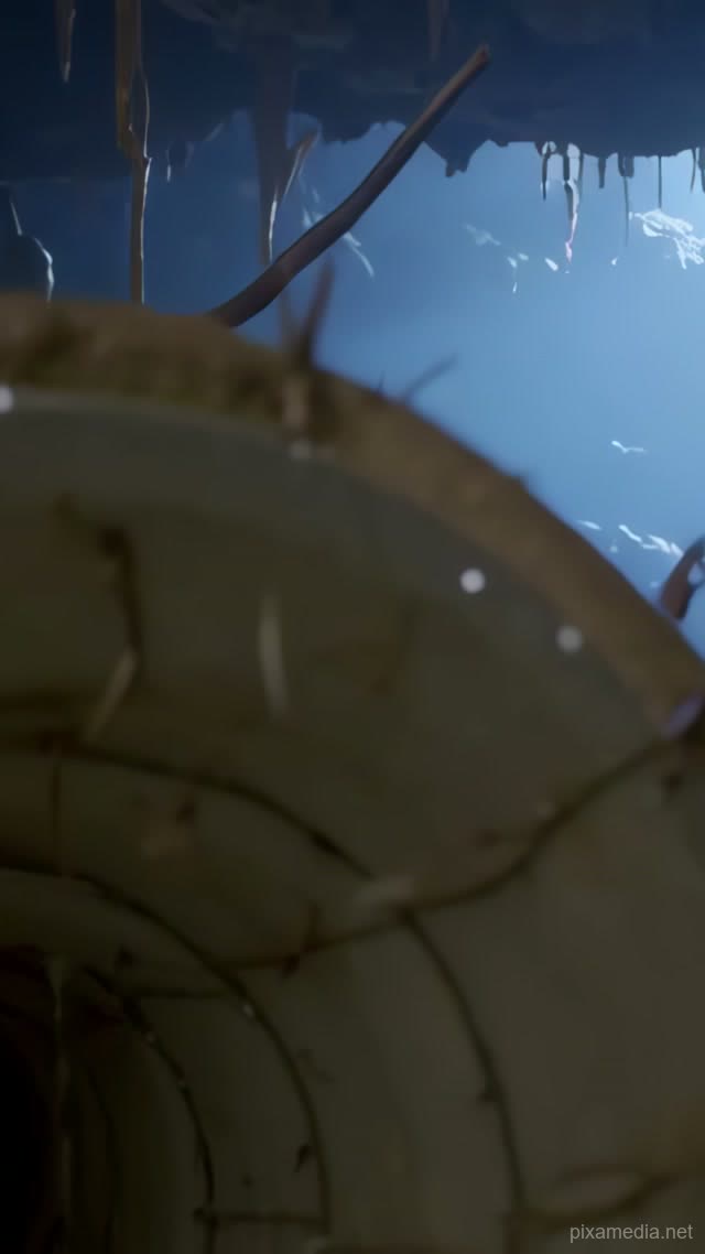 Flooded Earthworm Tunnel After Rain - Underground AI stock