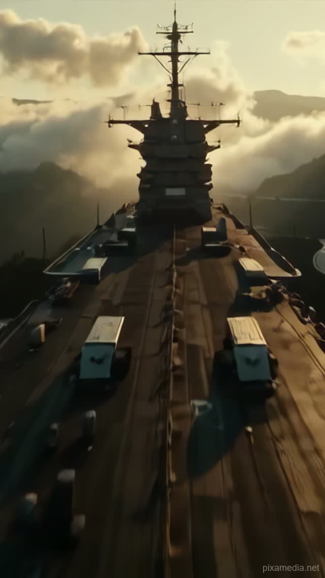 Enterprise Through the Mountains - Vehicles AI stock