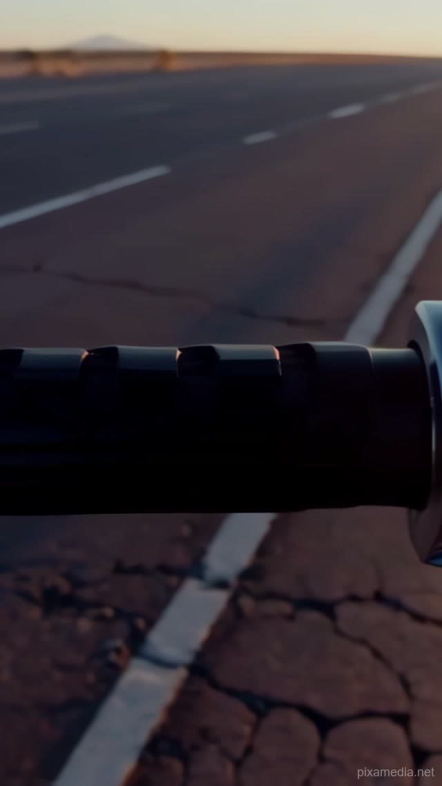 Throttle Grip at Desert Dusk - Vehicles AI stock