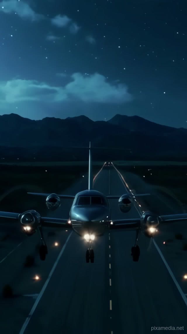 Desert Runway Final Approach - Vehicles AI stock