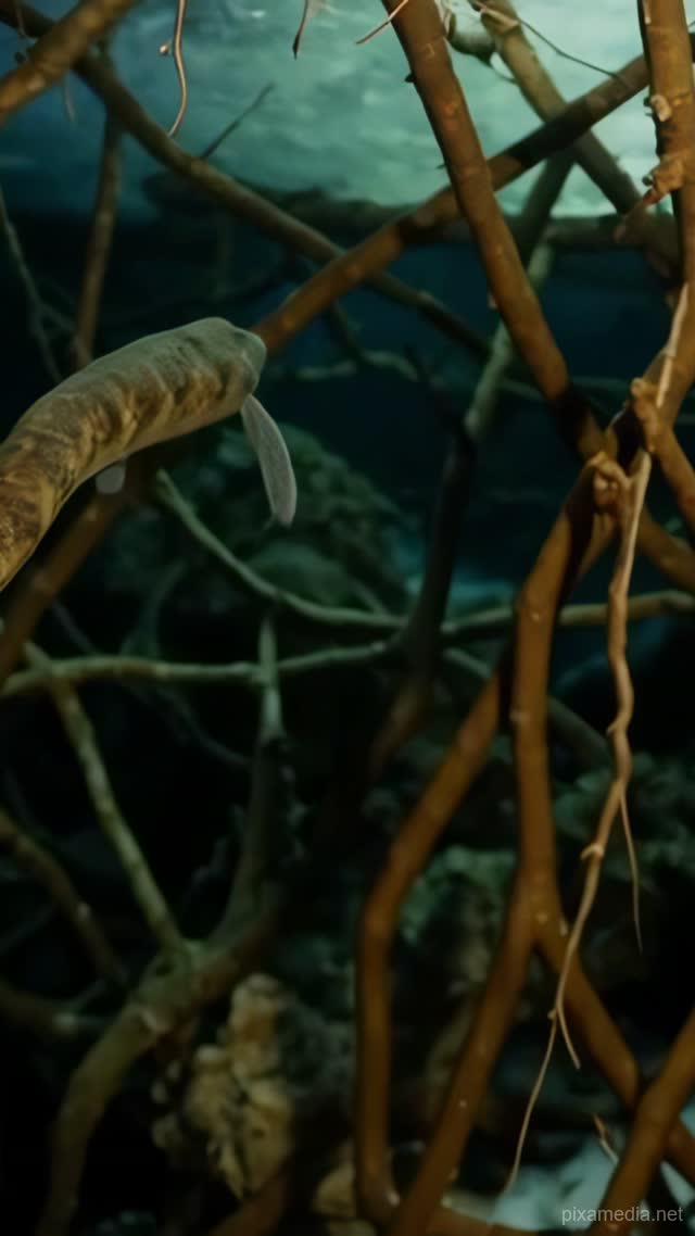 Midnight Serpent of the Taiga - Wild AI stock