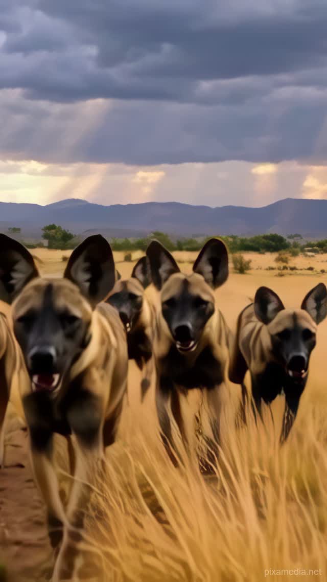 Wild Dogs on the Hunt - Wild AI stock